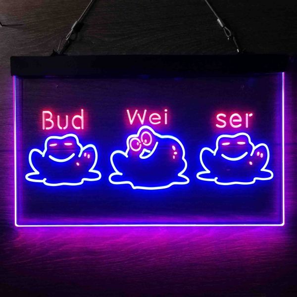 Budweiser Frogs Neon-Like LED Sign